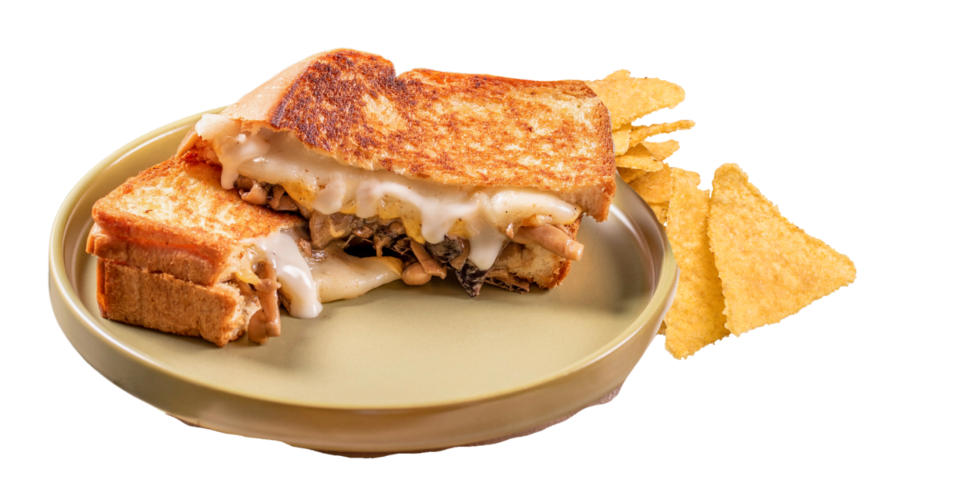 Mushroom Grilled Cheese