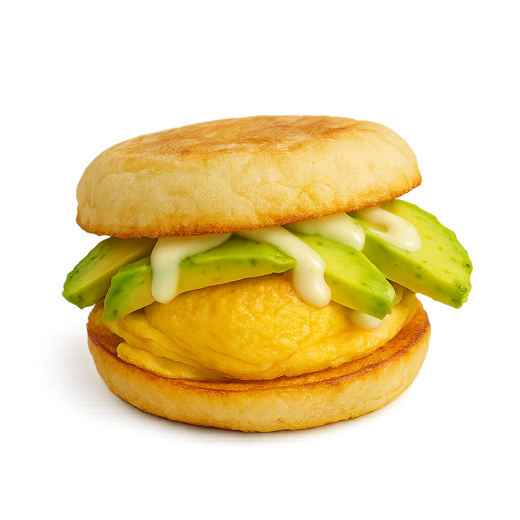 Avocado & Egg Muffin