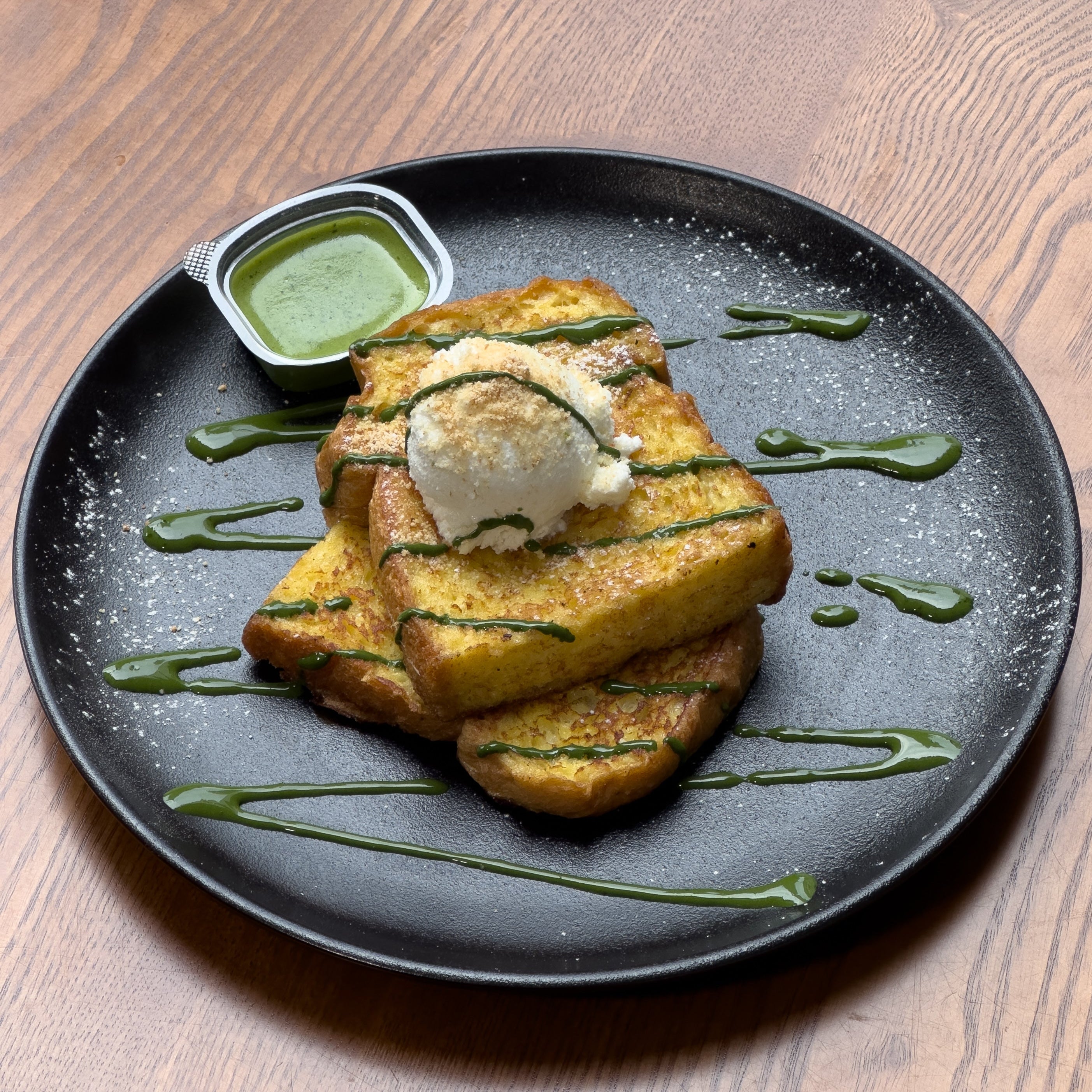 Ice - Cream Matcha French Toast