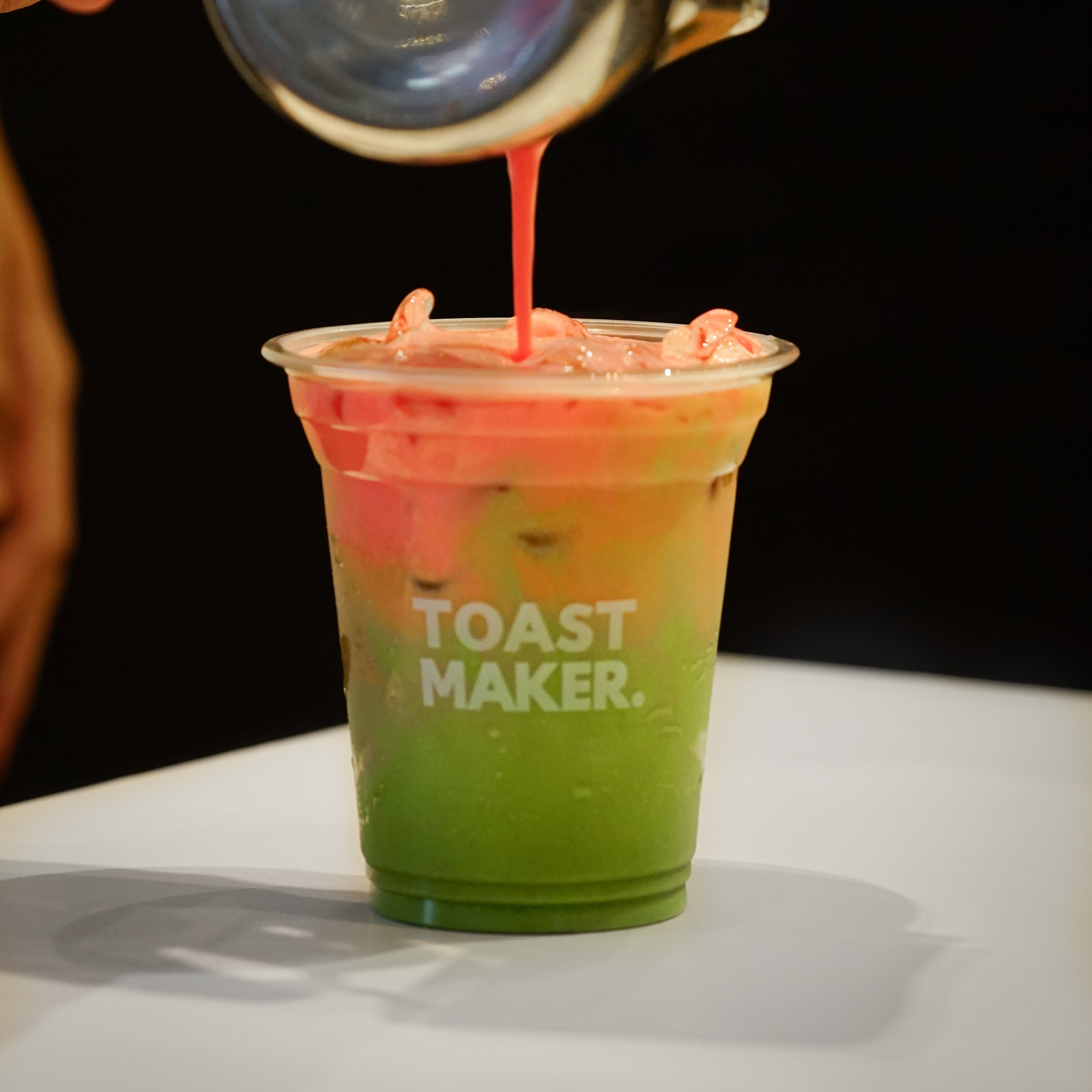 Strawberry Matcha Latte